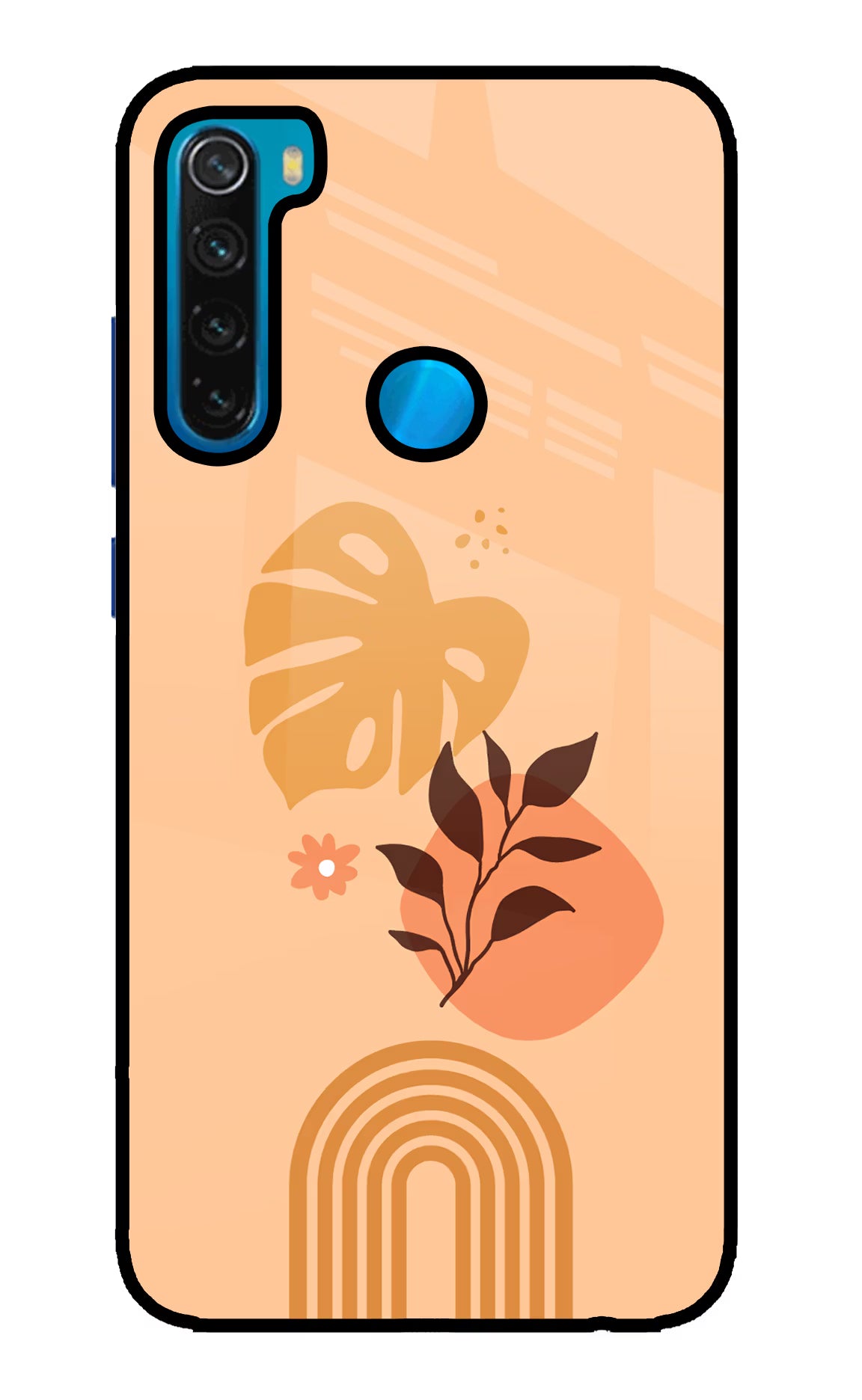 Bohemian Art Redmi Note 8 Glass Case Back Cover by Casekaro