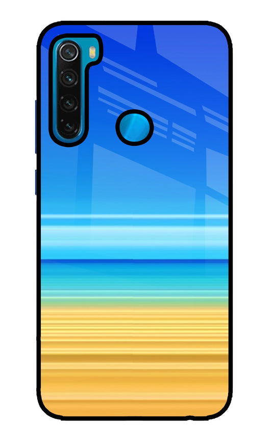 Beach Art Redmi Note 8 Glass Case