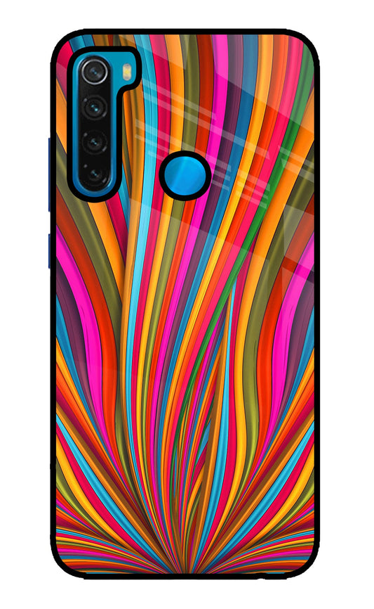 Trippy Wavy Redmi Note 8 Glass Case