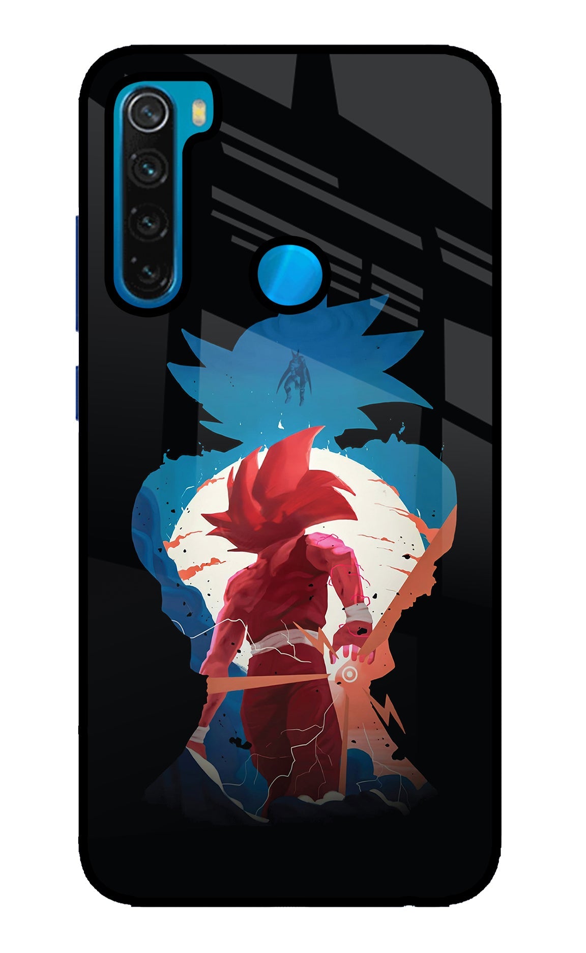 Goku Redmi Note 8 Glass Case