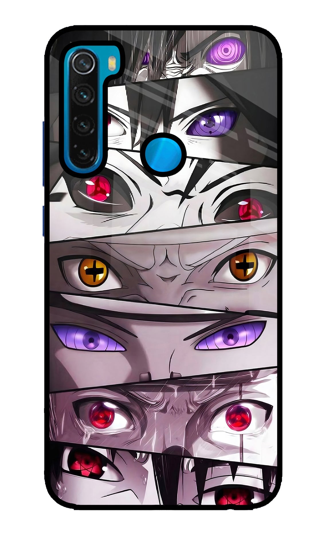 Naruto Anime Redmi Note 8 Glass Case