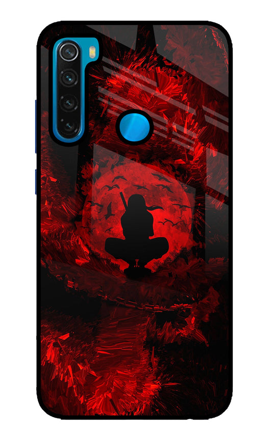 Itachi Uchiha Redmi Note 8 Glass Case