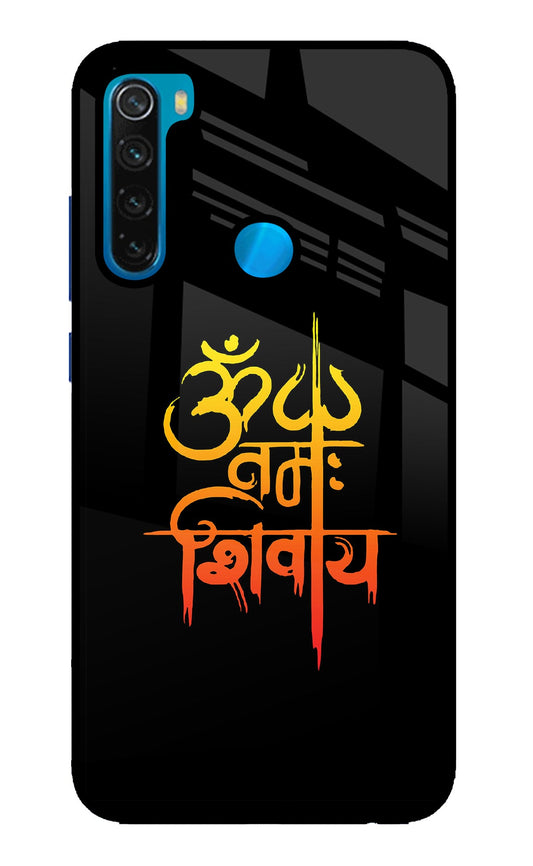 Om Namah Shivay Redmi Note 8 Glass Case