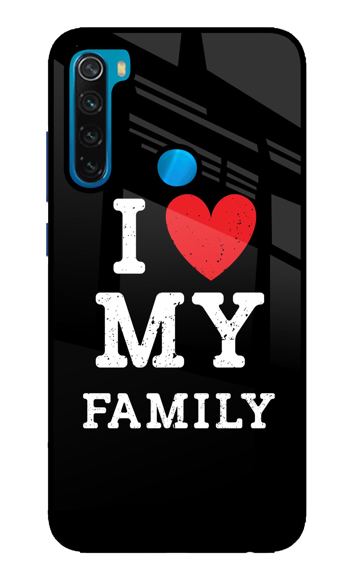 I Love My Family Redmi Note 8 Back Cover