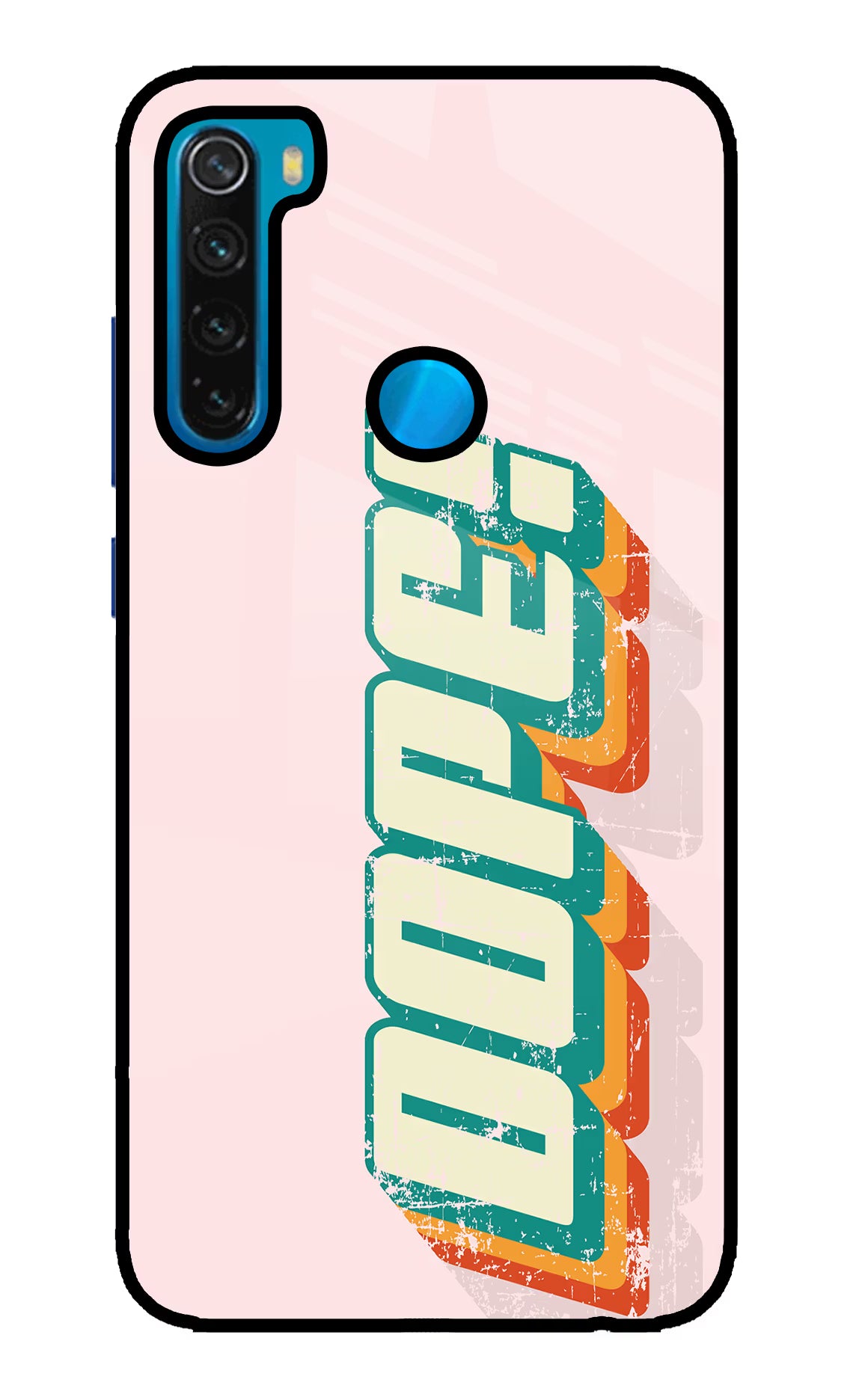 Dope Redmi Note 8 Glass Case Back Cover by Casekaro