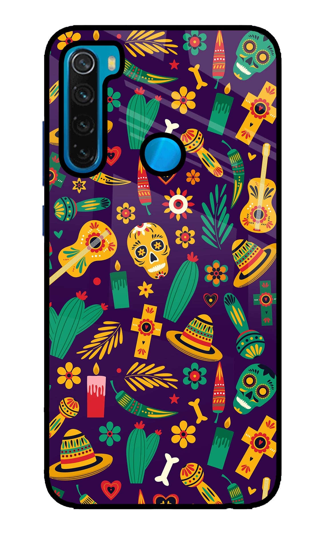 Mexican Artwork Redmi Note 8 Back Cover