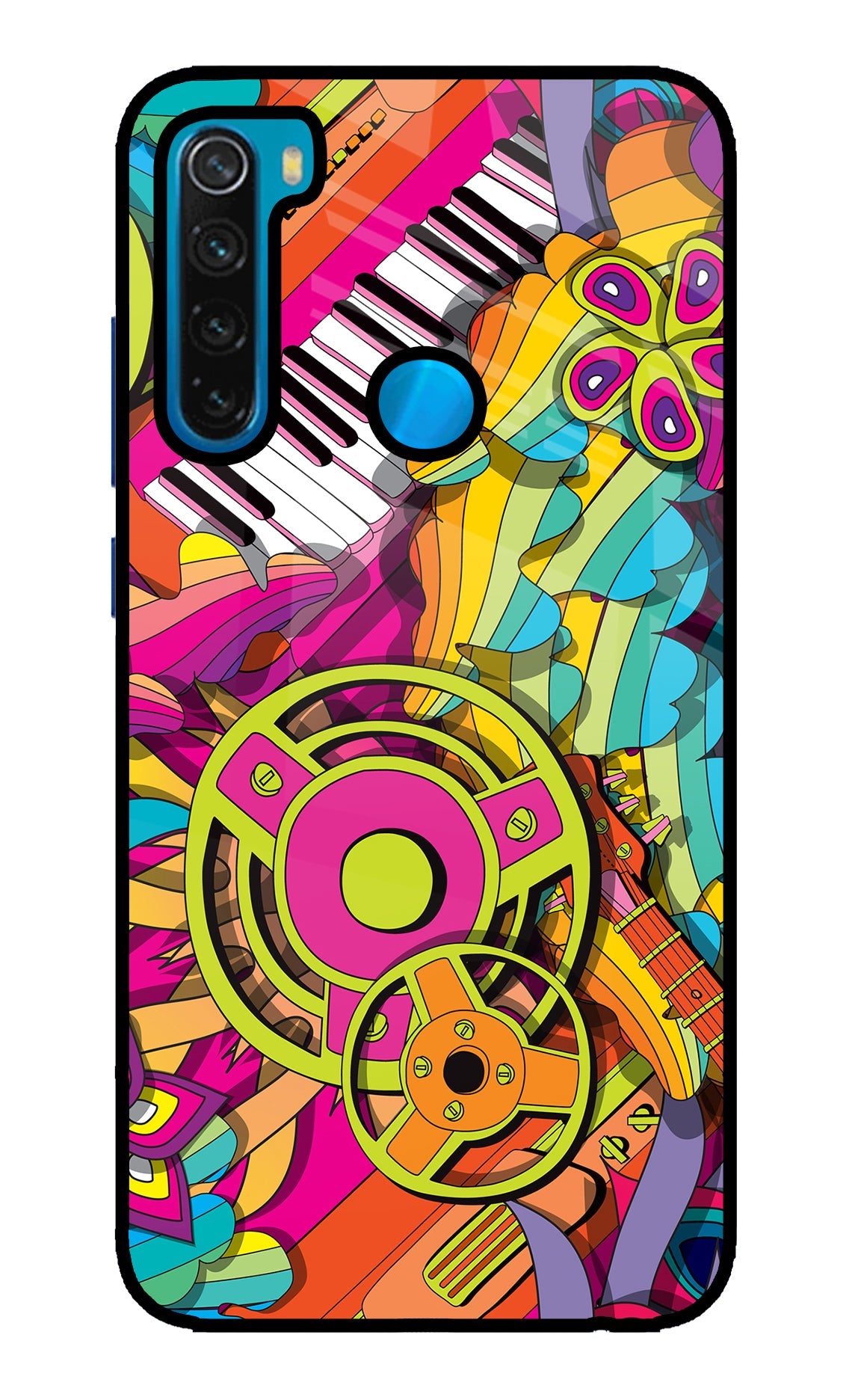 Music Doodle Redmi Note 8 Back Cover