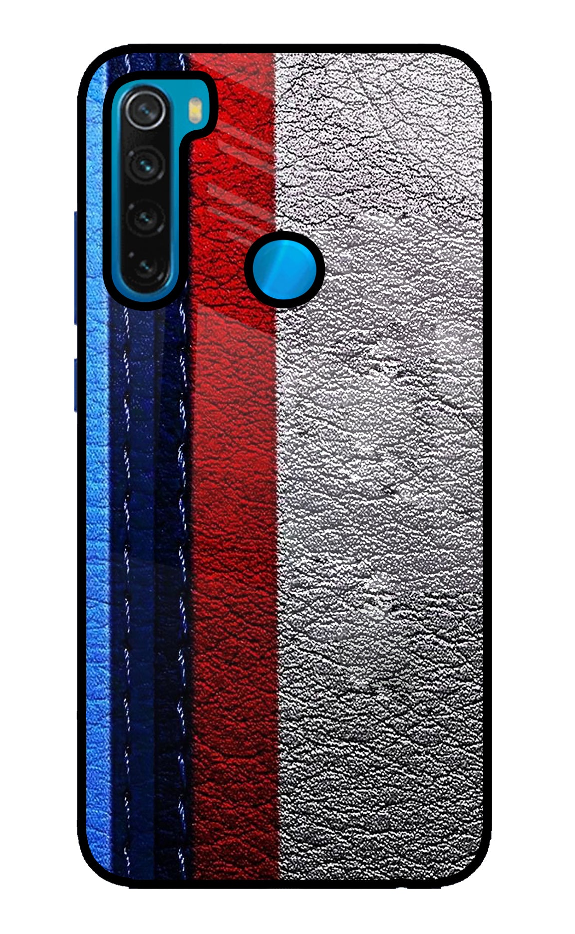 BMW Stripes Redmi Note 8 Glass Case