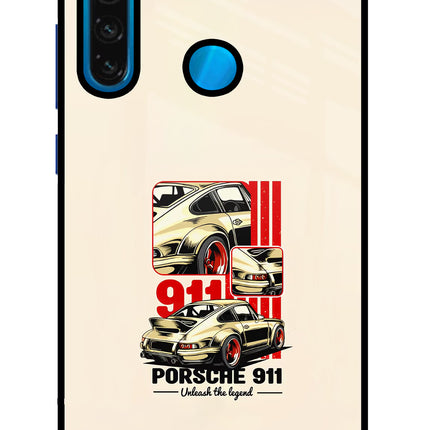 Classic Porsche 911 Redmi Note 8 Glass Case