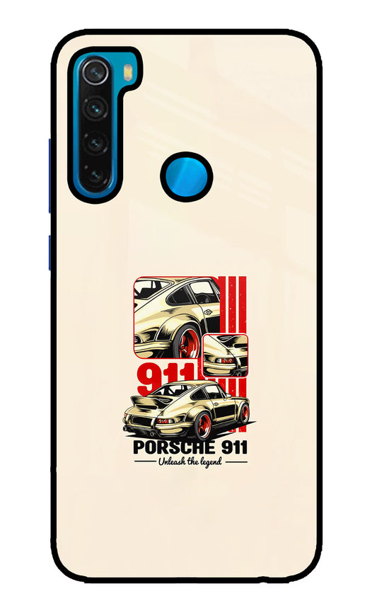 Classic Porsche 911 Redmi Note 8 Glass Case