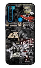 Arctic Monkeys Redmi Note 8 Glass Case