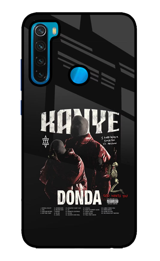 Donda Kanye West Redmi Note 8 Glass Case