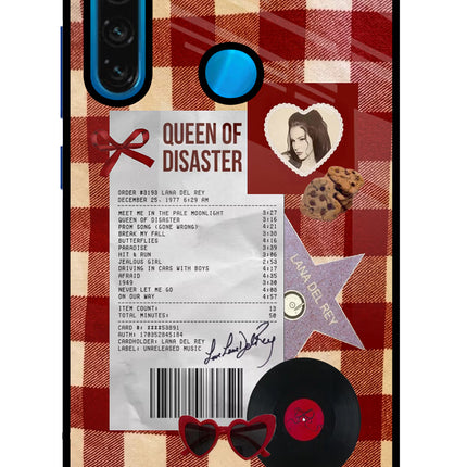 Queen of Disaster Redmi Note 8 Glass Case