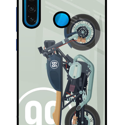 Classic Cafe Racer 99 Redmi Note 8 Glass Case