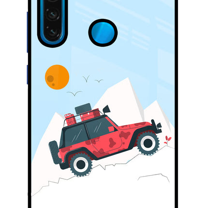 Mountain Trail Beast Redmi Note 8 Glass Case