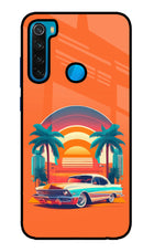 Palm Drive 80s Redmi Note 8 Glass Case