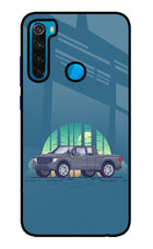 Retro Garage Vibe Redmi Note 8 Glass Case