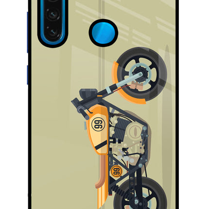 Vertical Speedster Redmi Note 8 Glass Case