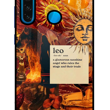 Leo Zodiac Redmi Note 8 Glass Case