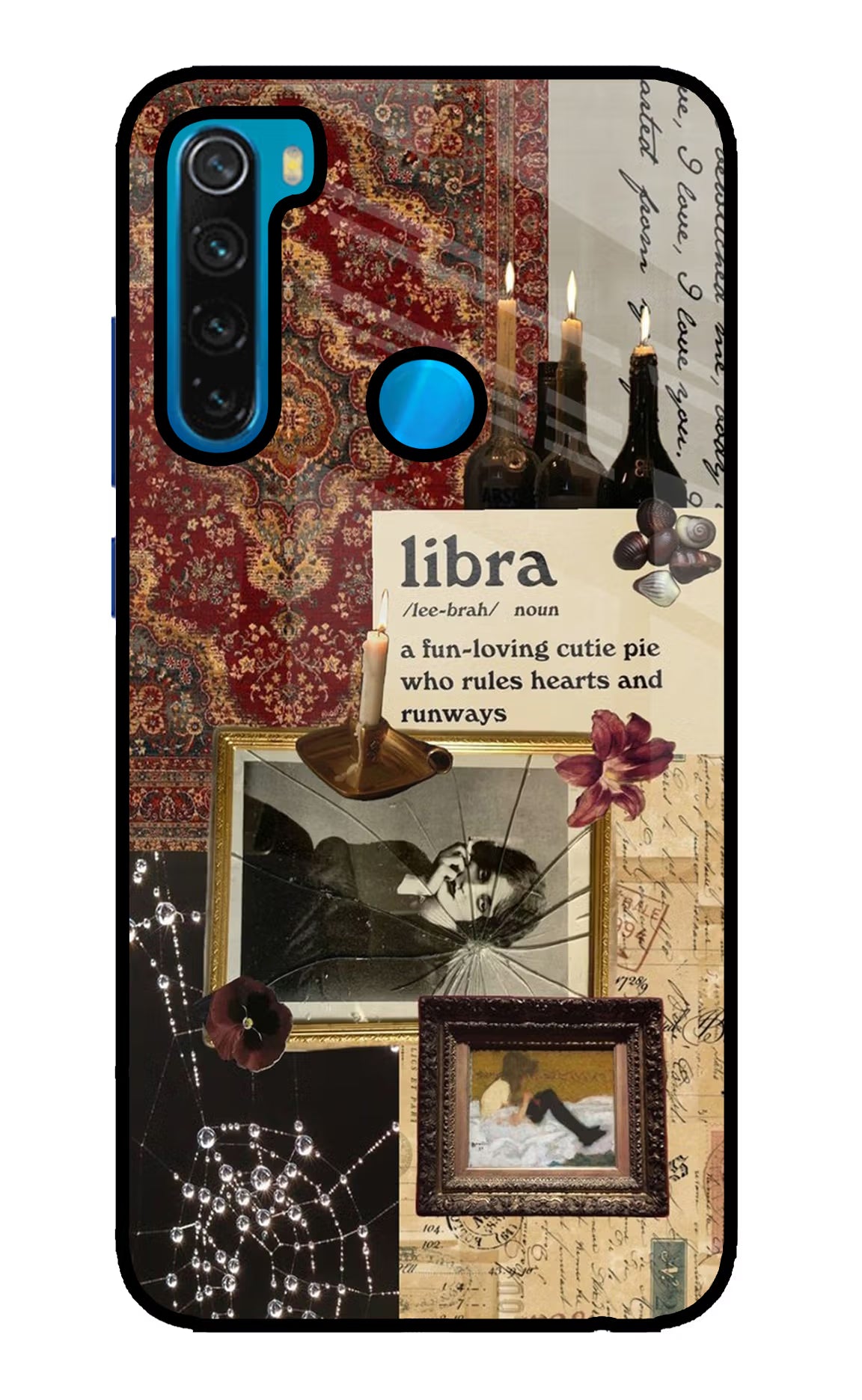 Libra Zodiac Redmi Note 8 Glass Case