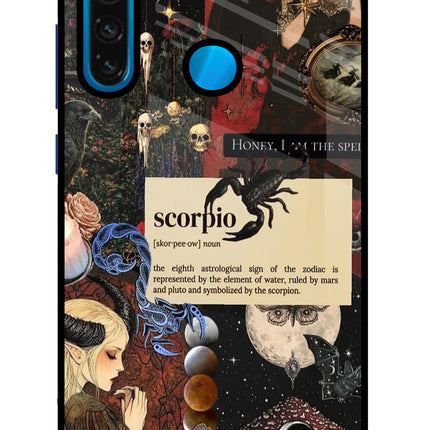 Scorpio Zodiac Redmi Note 8 Glass Case