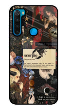 Scorpio Zodiac Redmi Note 8 Glass Case