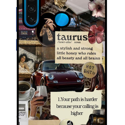Taurus Zodiac Redmi Note 8 Glass Case