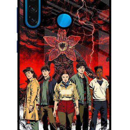 Ordinary Things Characters Redmi Note 8 Glass Case