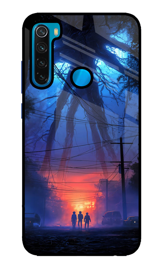 Ordinary Things Shadow Redmi Note 8 Glass Case