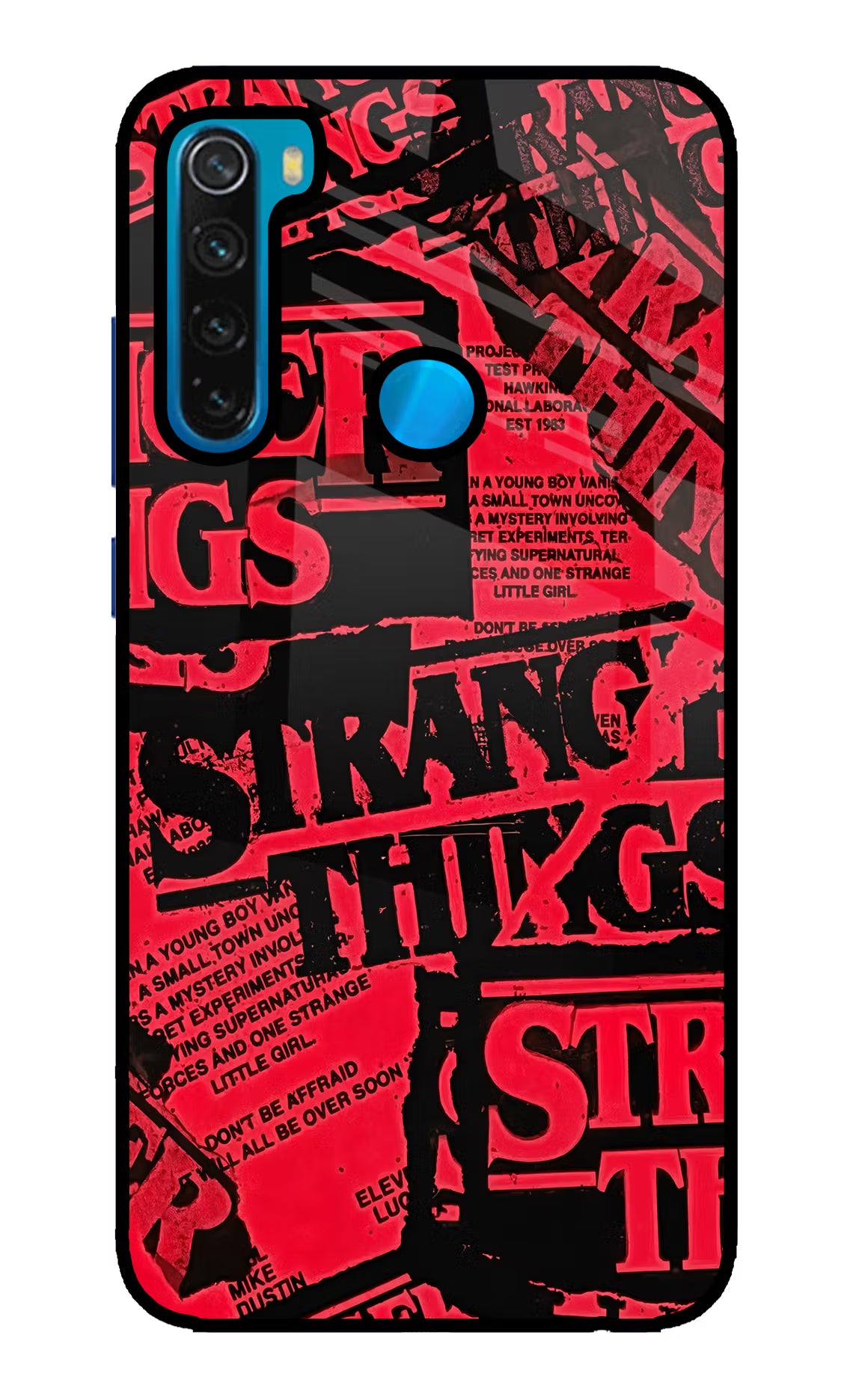 Ordinary Things Redmi Note 8 Glass Case Back Cover by Casekaro