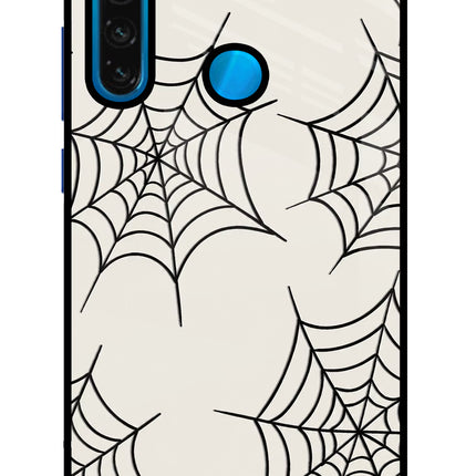 Spider Web Redmi Note 8 Glass Case
