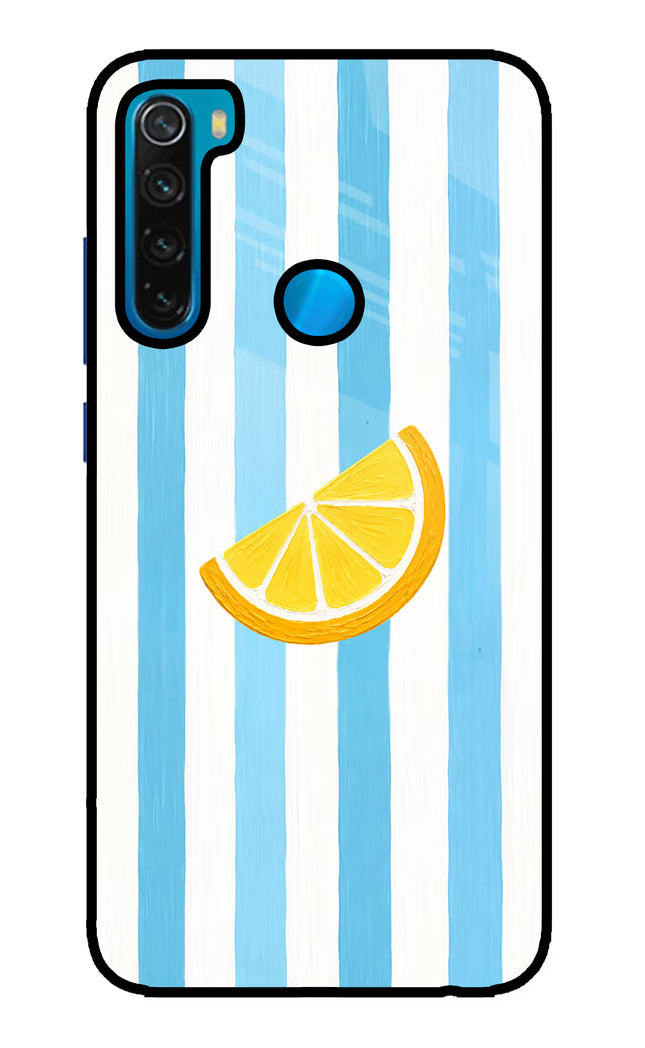 Summer Lemon Redmi Note 8 Glass Case