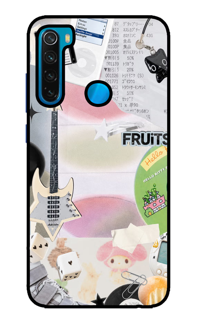 Softcore case Redmi Note 8 Glass Case