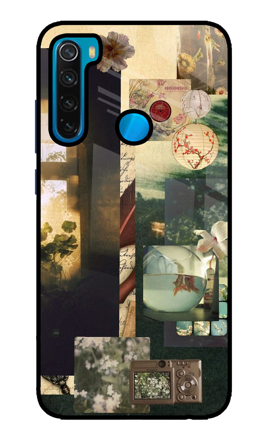 Summer Redmi Note 8 Back Cover, Glass case