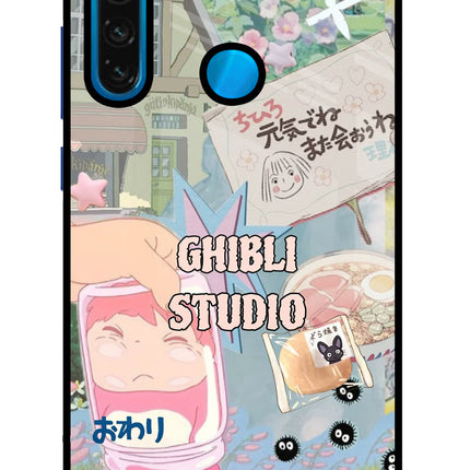 Studio Ghibli Redmi Note 8 Glass Case