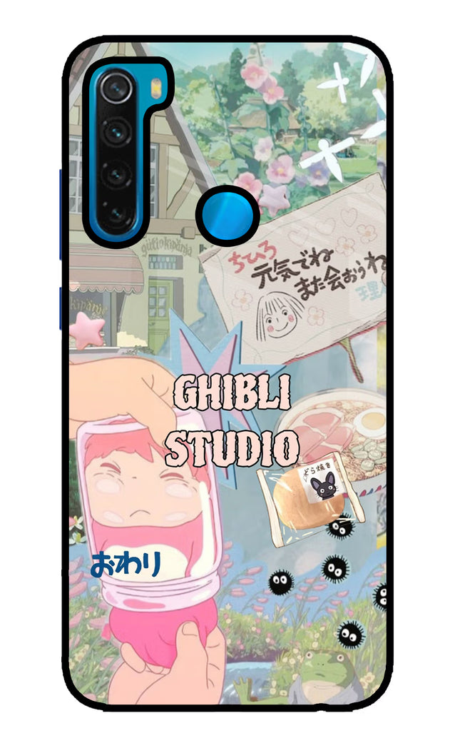 Studio Ghibli Redmi Note 8 Glass Case