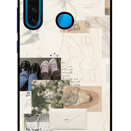 Soft Aesthetic Redmi Note 8 Glass Case
