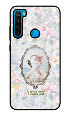 Pretty Mind Pretty Soul Redmi Note 8 Glass Case