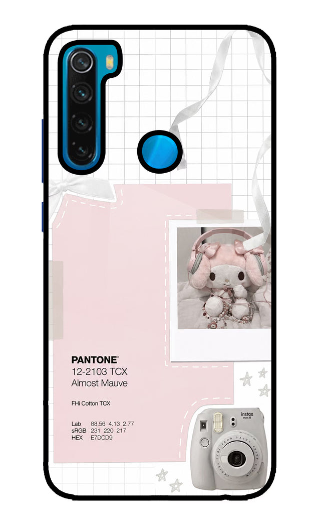 Pantone Asthetic Redmi Note 8 Glass Case