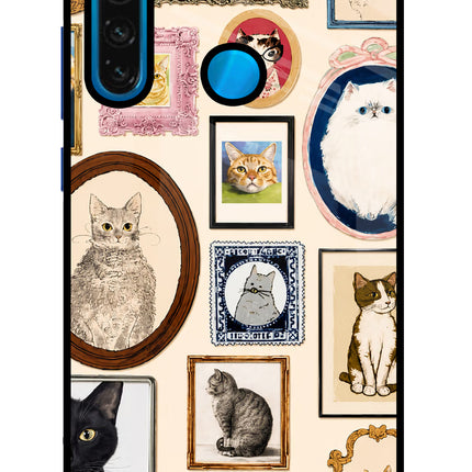Mirror Cats Redmi Note 8 Glass Case