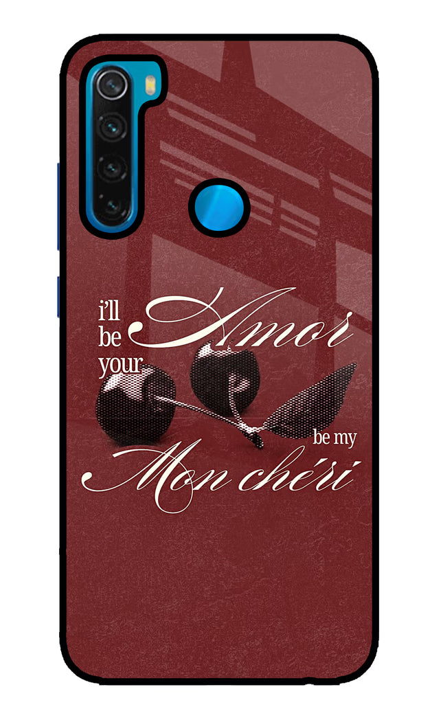 Velvet Cherry Redmi Note 8 Glass Case