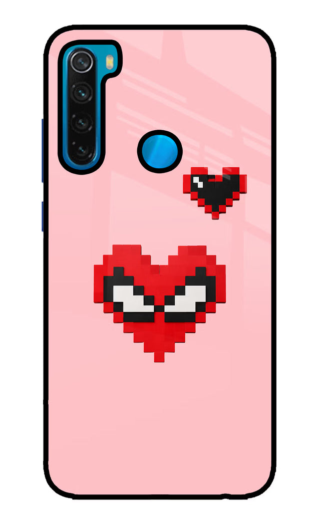 Gwen Heart Redmi Note 8 Glass Case