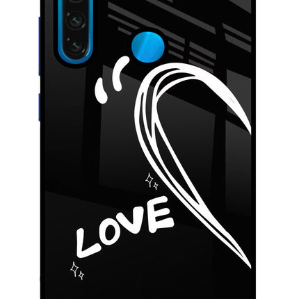 Love Line Redmi Note 8 Glass Case