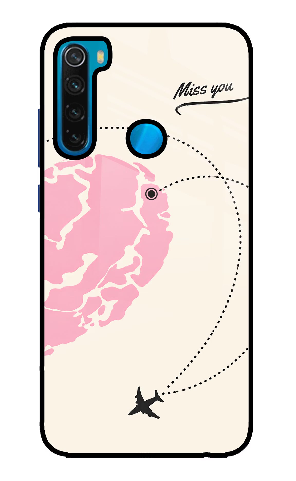 Miss Orbit Redmi Note 8 Glass Case