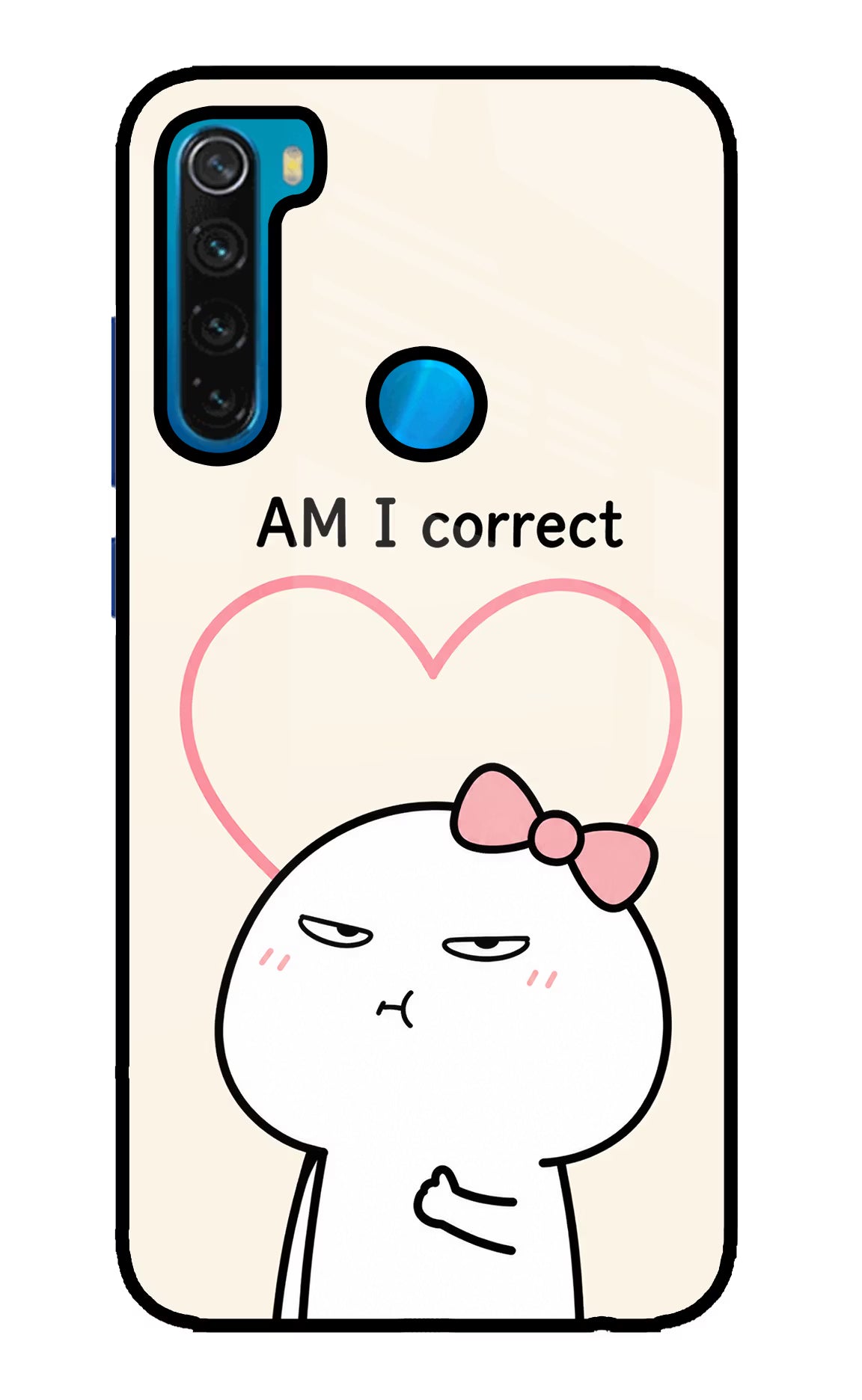 Always Right Redmi Note 8 Glass Case