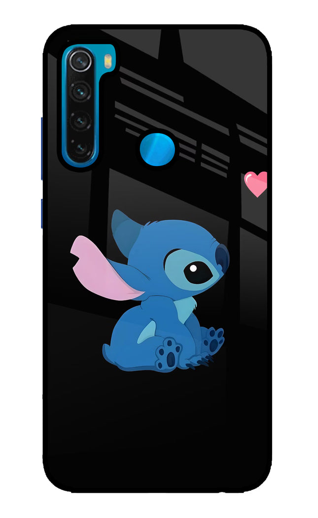 Stitch Crush Redmi Note 8 Glass Case