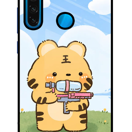 Tiger Treat Redmi Note 8 Glass Case