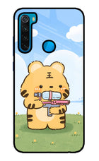 Tiger Treat Redmi Note 8 Glass Case