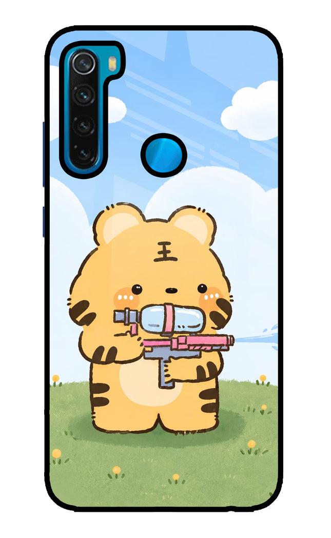 Tiger Treat Redmi Note 8 Glass Case