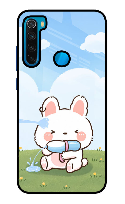 Bunny Treat Redmi Note 8 Glass Case